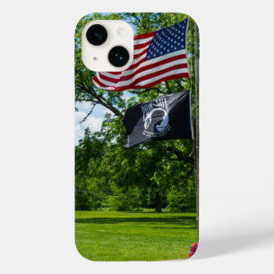 America And POW Flags Case-Mate iPhone 14 Case
