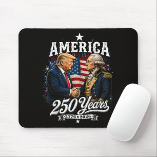 America Anniversary 250th Trump Washington Mouse Pad