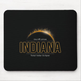America April 2024 Path Of Totality Solar Eclipse Mouse Pad