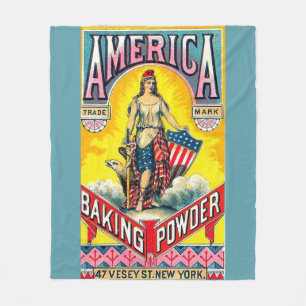 America Baking Powder Fleece Blanket
