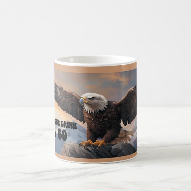 America Beautiful eagle coffee mug (Center)