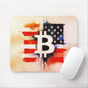 America Bitcoin (Painting No. 6) Mouse Pad