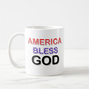 America Bless God Coffee Mug