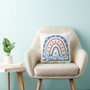 America Boho Retro Cushion