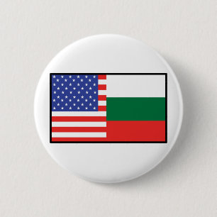 America Bulgaria 6 Cm Round Badge