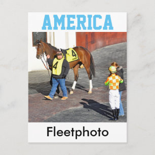 America by AP Indy Postcard
