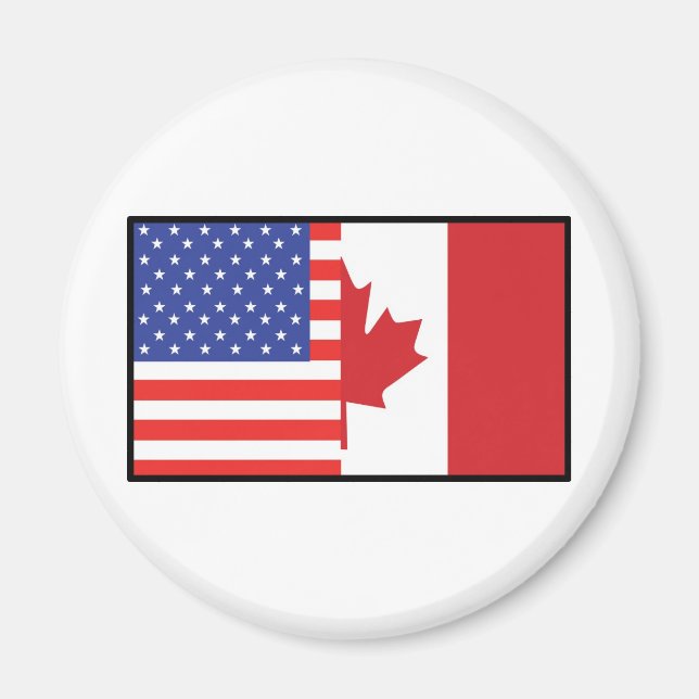 America Canada Magnet (Front)