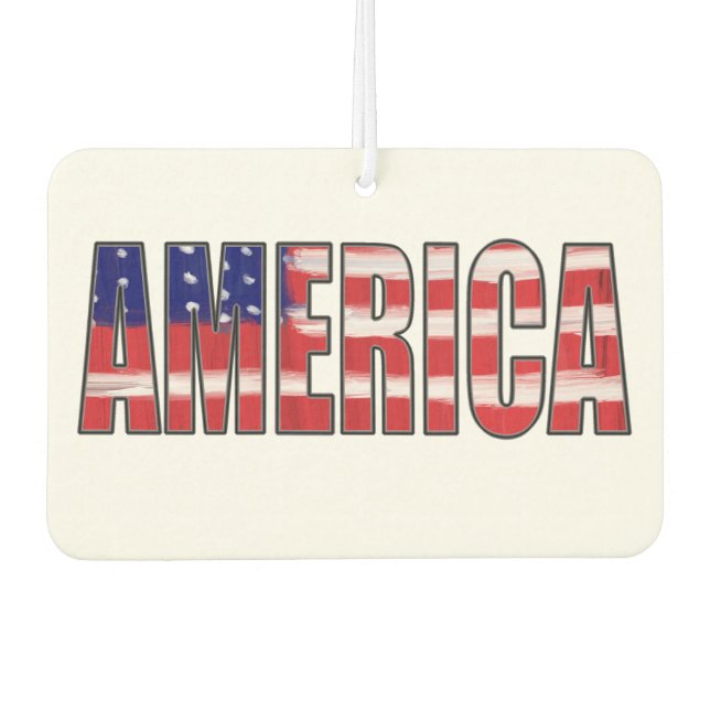 AMERICA CAR AIR FRESHENER (Front)