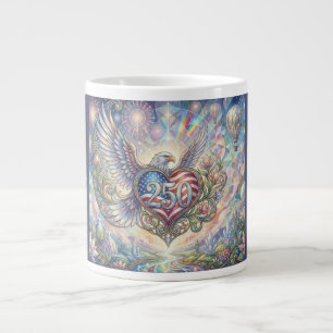 “America Celebrates Its 250th Birthday” Jumbo Mug