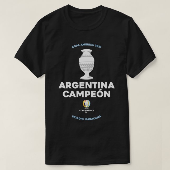 America Cup 2021 Argentina Champion  T-Shirt (Design Front)