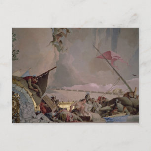 America, detail from The Glory of Spain II Postcard