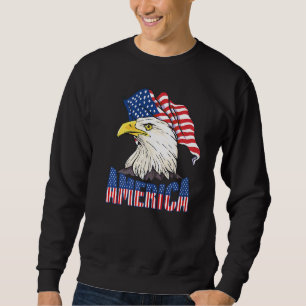 America Eagle American Pride 4th Of July Sam Liber Sweatshirt
