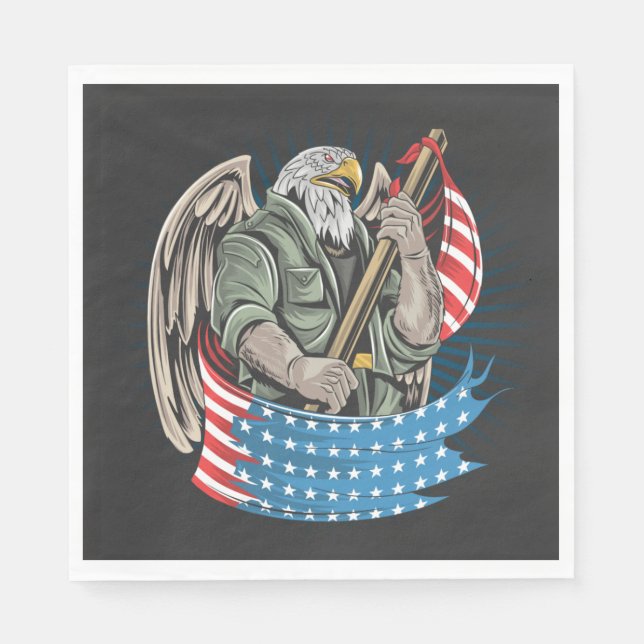 America Eagle   Napkin (Front)