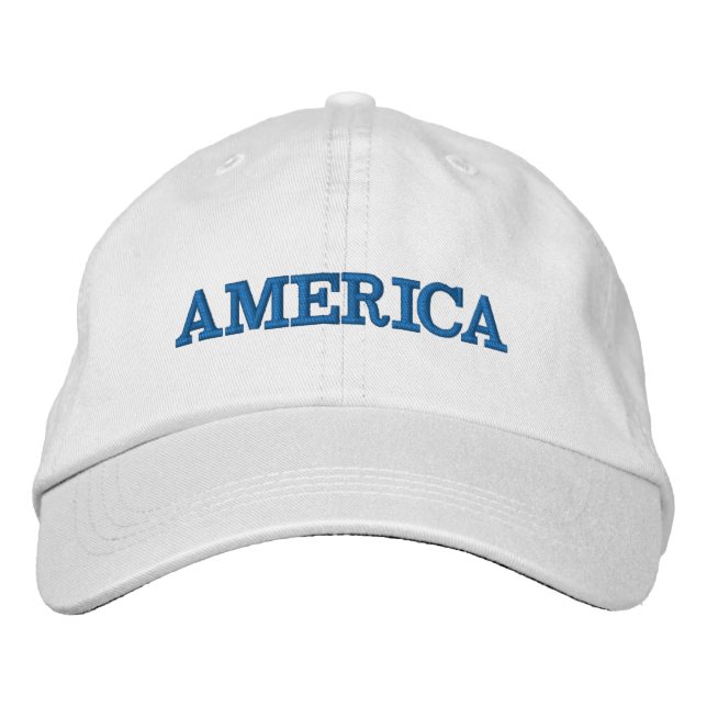 America Embroidered Hat (Front)