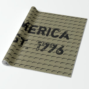 America EST. 1776 Wrapping Paper