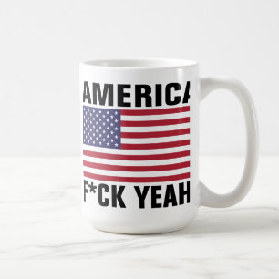 America, F*ck yeah! Funny Coffee Mug
