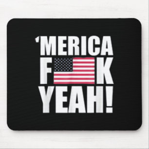 America f yeah fourth 4th of july mouse pad