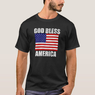 America faded dark shirt