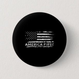 America First, Don Of A New Day, Donald Trump 6 Cm Round Badge