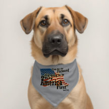 America First Patriotic Vintage Flag