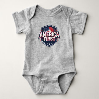 America First - T-Shirt Baby Bodysuit