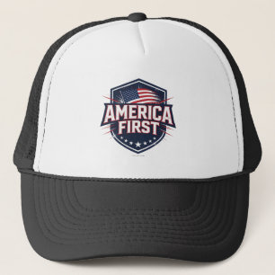 America First - Trucker Hat