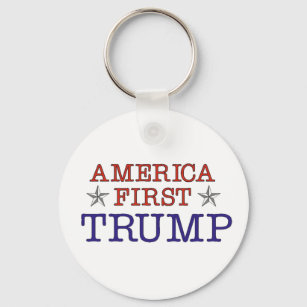 America First Trump Key Ring