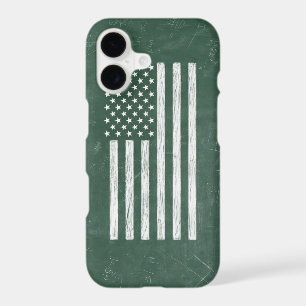 America Flag Chalkboard Art (Drawing No. 1)