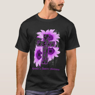America Flag Christian Cross Ribbon Heimerheimer C T-Shirt