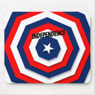 America Flag Design Mouse Pad