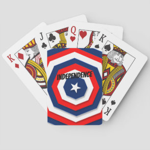 America Flag Design Playing Cards