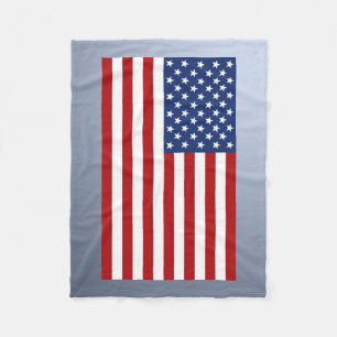 America Flag Fleece Blanket