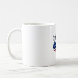 America Flag Map Patriotic Vintage Graphic Shirt_1 Coffee Mug