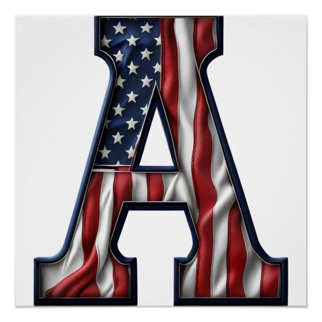 America flag. poster (Front)