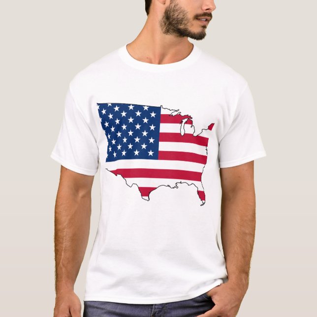 America Flag  Shirt (Front)