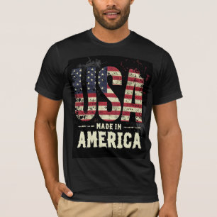 "America Flag T-Shirt – Bold Patriotic Design