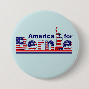 America for Bernie 7.5 Cm Round Badge