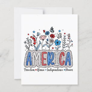 America Freedom Brave independence Power 4th July