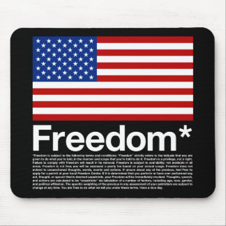 America: Freedom terms and conditions Mouse Pad