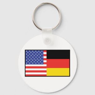 America Germany Key Ring