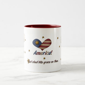 America God Shed His Grace Mug