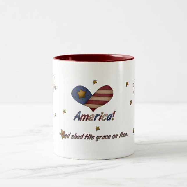 America God Shed His Grace Mug (Center)