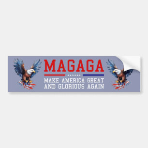 America Great and Glorious Election Bumper Sticker