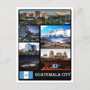 America - Guatemala - Guatemala City - Mosaic - Postcard
