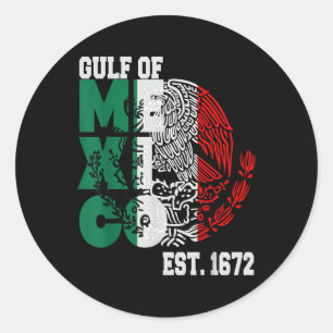 America Gulf Mexico - Gulf Of Usa America 2025 Ret Classic Round Sticker