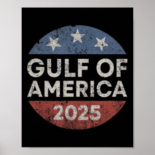 America Gulf Mexico - Gulf Of Usa America 2025 Ret Poster