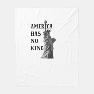 America Has No King Classic Fleece Blanket