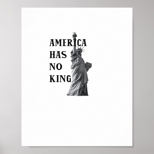 America Has No King Classic Poster (Front)