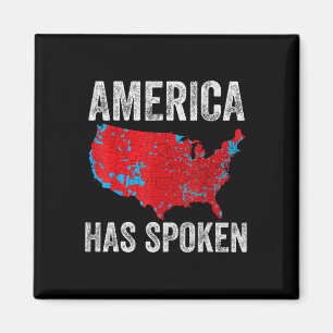 America Has Spoken Electoral Map Of 2024 Can You H Magnet