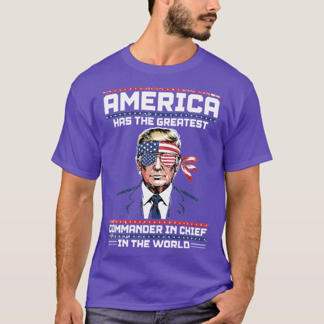 America Has The Greatest Commander In Chef (2) T-Shirt (Front)